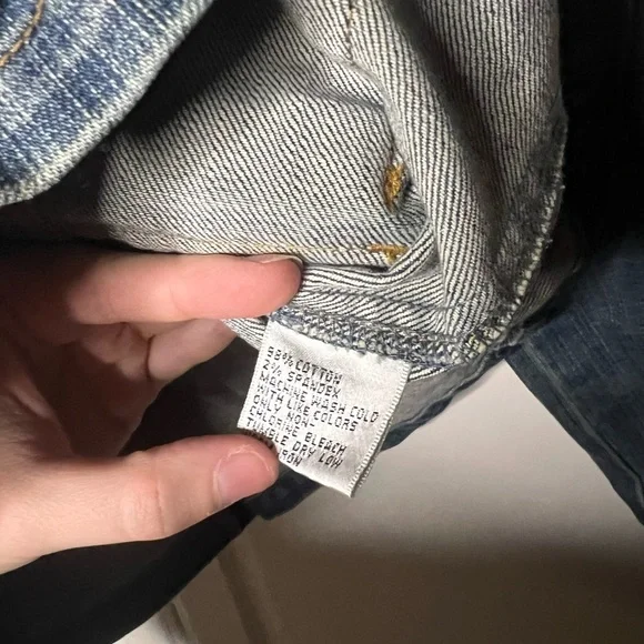 Vintage Talbots Safari Pocket Denim Jacket - Picture 9 of 12